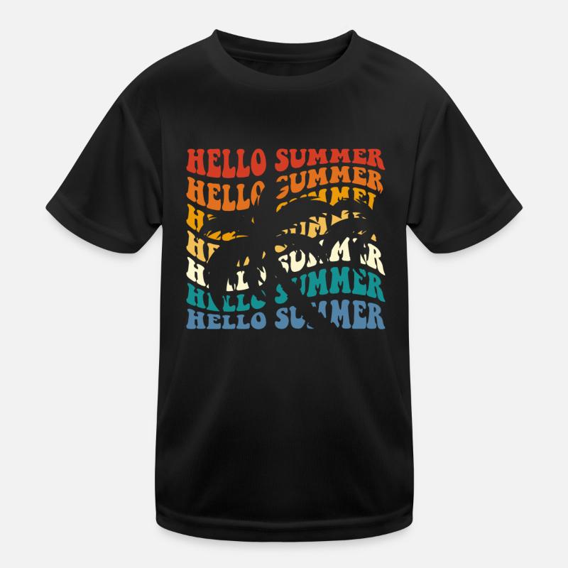 Hello Summer Kinder Funktions-T-Shirt