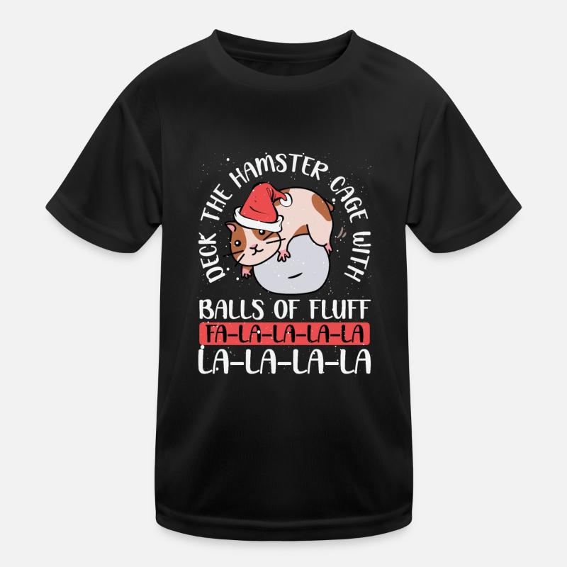 Decken Sie Den Hamsterkäfig Kinder Funktions-T-Shirt