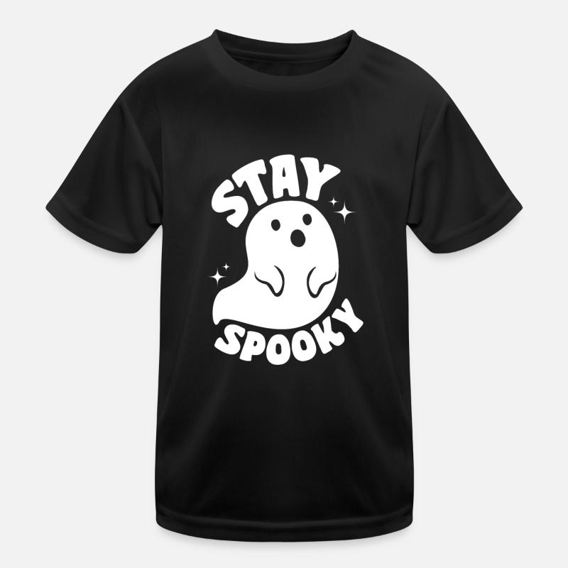 Bleib Gruselig Den Geist Von Halloween Kinder Funktions-T-Shirt
