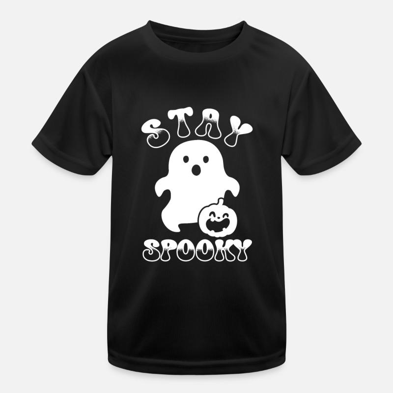 Bleib Gruselig Den Geist Von Halloween Kinder Funktions-T-Shirt