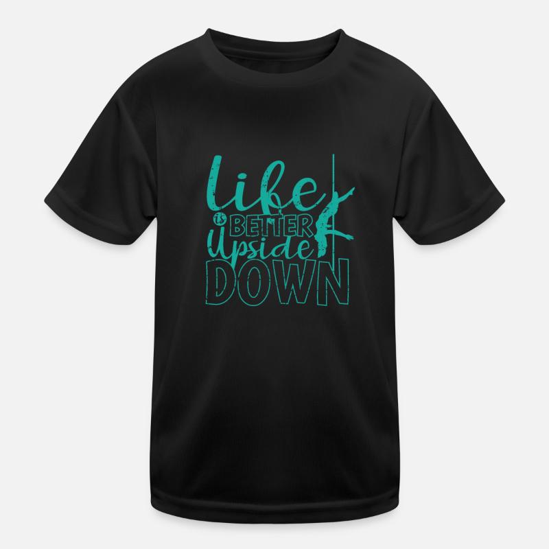 Like Better upside down pole dance pole Kids Functional T-Shirt