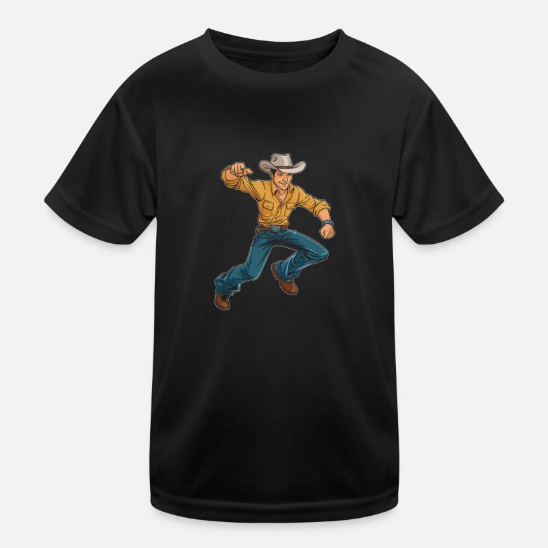 Line Dance Kinder Funktions-T-Shirt
