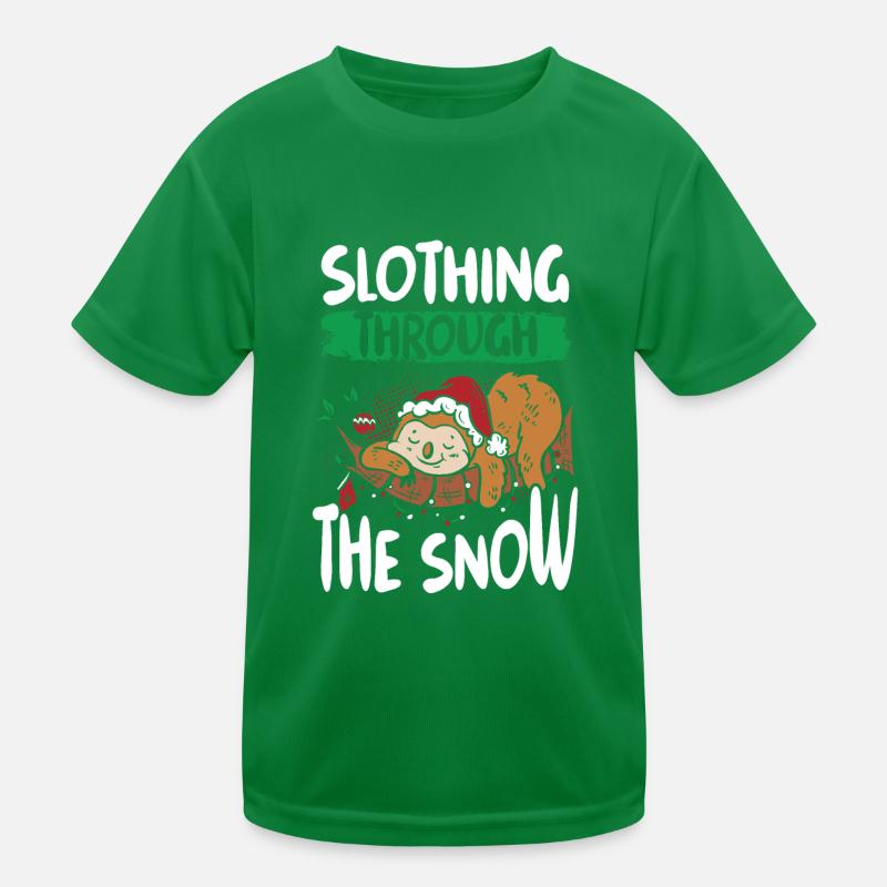 Se lancer dans la neige T-shirt sport Enfant