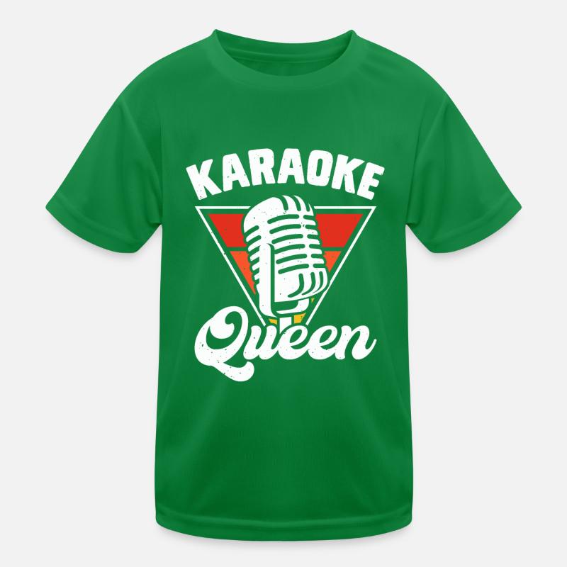 Karaoke Singing Kids Functional T-Shirt