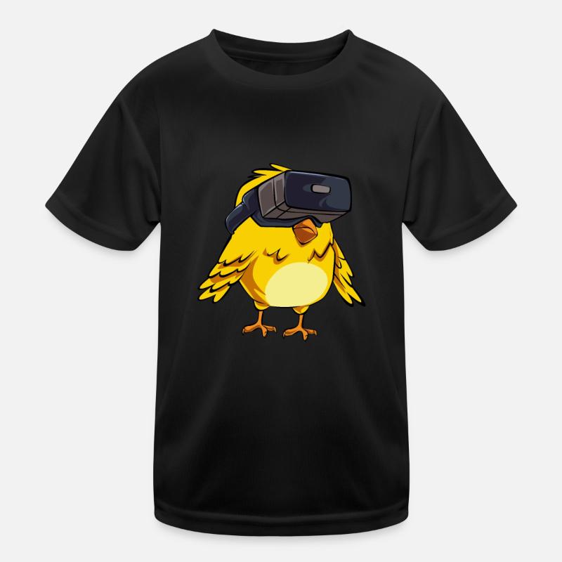 Vr Vogel Kinder Funktions-T-Shirt
