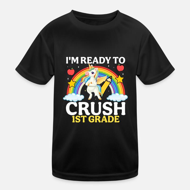 Je suis prêt à conquérir la 1ère classe T-shirt sport Enfant