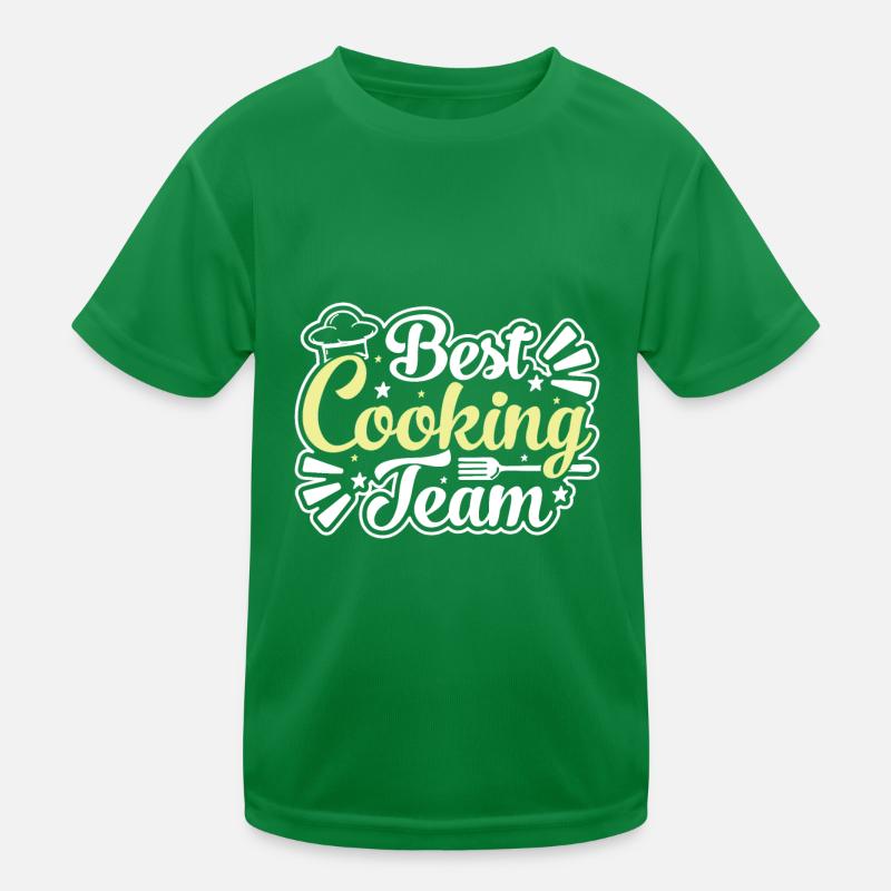 Bestes Kochteam Kinder Funktions-T-Shirt