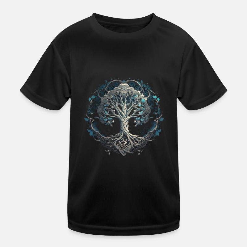 Arbre de vie Yggdrasil Viking Midgard Thor T-shirt sport Enfant
