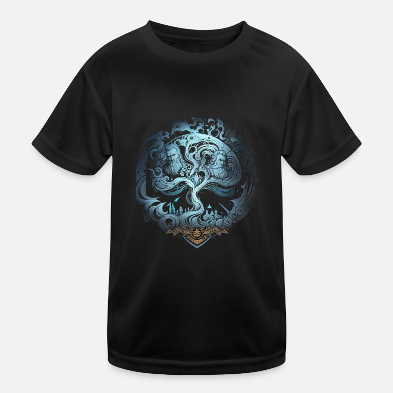 Arbre de vie Yggdrasil Viking Midgard Thor T-shirt sport Enfant