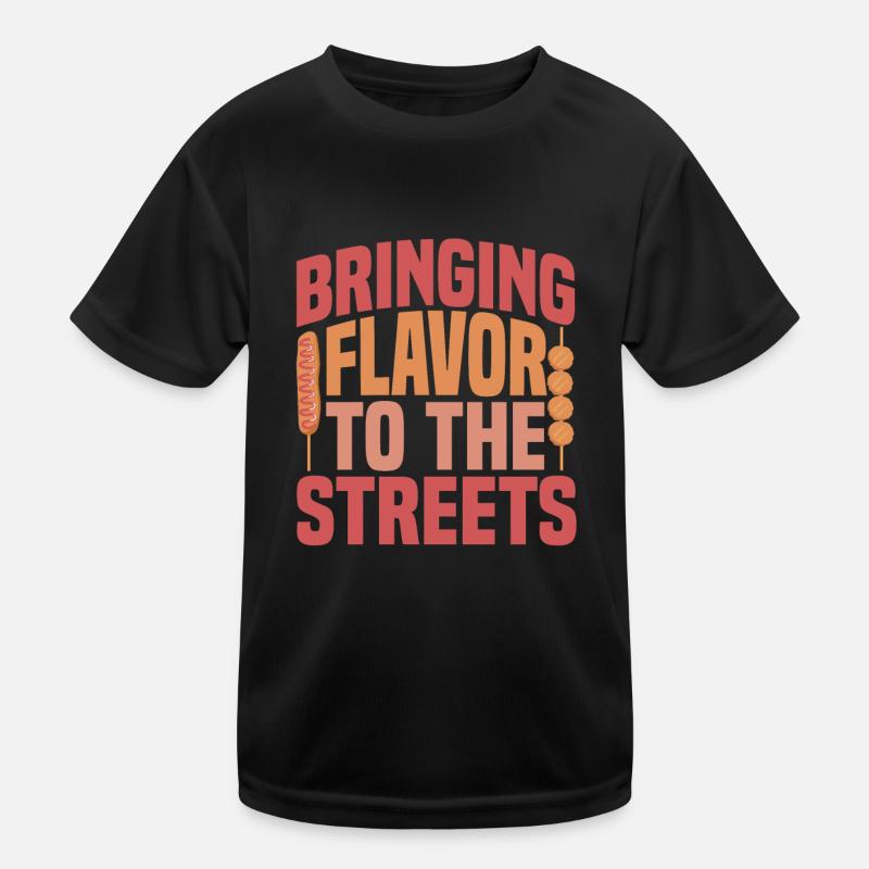 Corndog de rue T-shirt sport Enfant