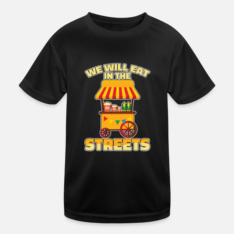 Cuisine de rue drôle T-shirt sport Enfant