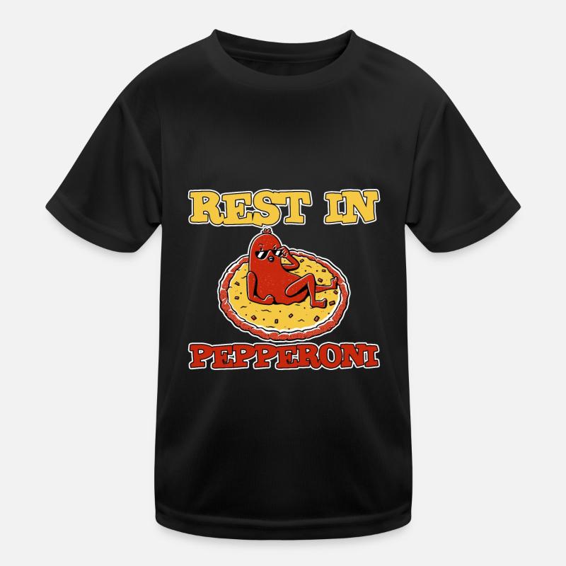 Rest In Pepperoni 2 Kids Functional T-Shirt