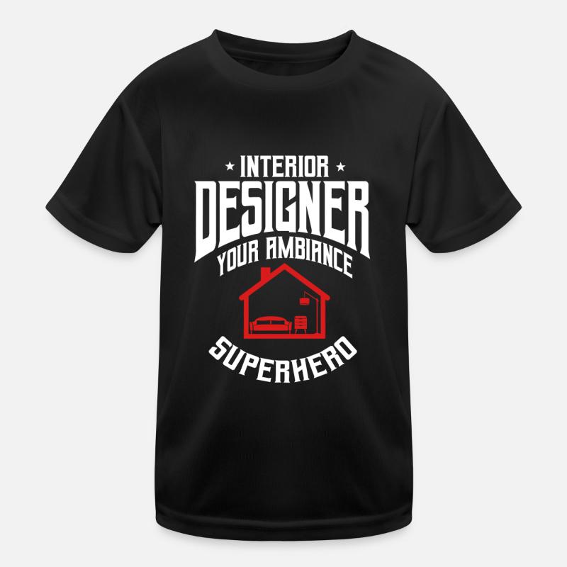 Funny Interior Designer Design Kids Functional T-Shirt