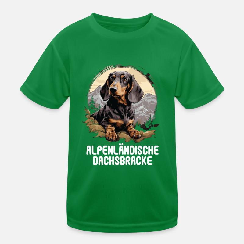 Alpenländische Dachsbracke Kinder Funktions-T-Shirt