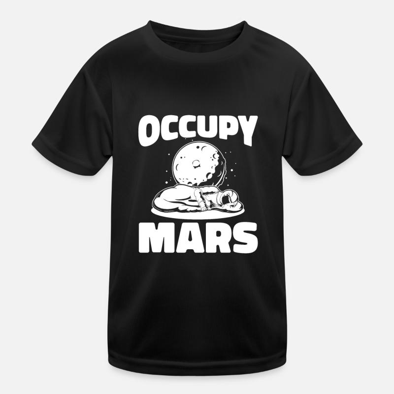 Espace, Espace, Occuper, Mars T-shirt sport Enfant