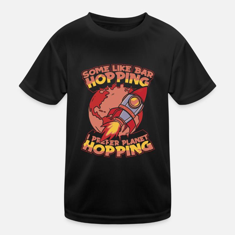 espace, espace, saut, colonisation de l’espace T-shirt sport Enfant