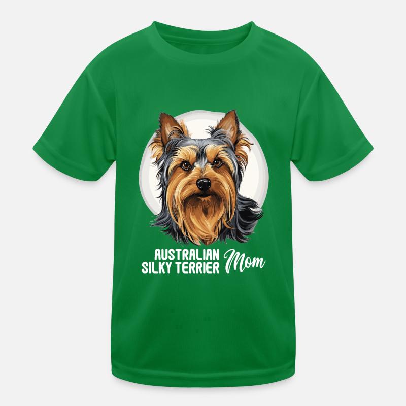 Australian Silky Terrier Kinder Funktions-T-Shirt