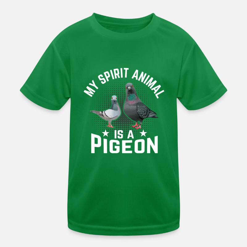 Mon âme animal est une colombe T-shirt sport Enfant