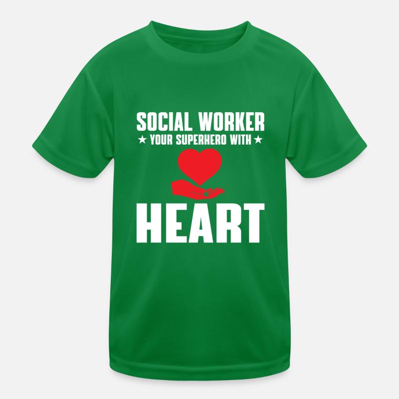 Funny social worker saying Kids Functional T-Shirt