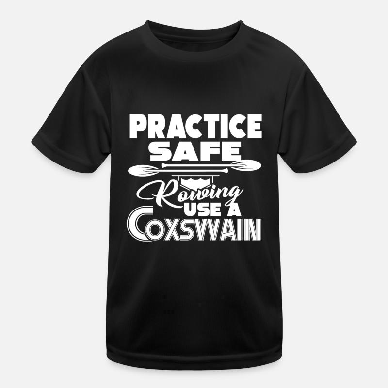 Rowing Practice Safe Rowing Kids Functional T-Shirt