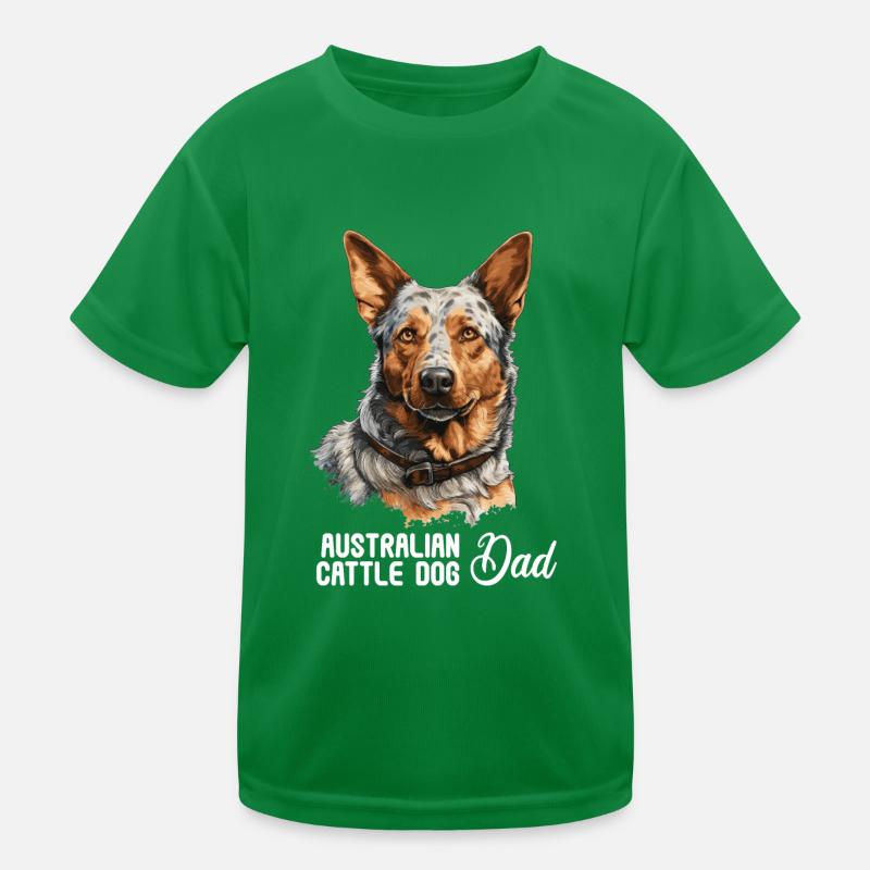 Hund Australian Cattle Dog Kinder Funktions-T-Shirt