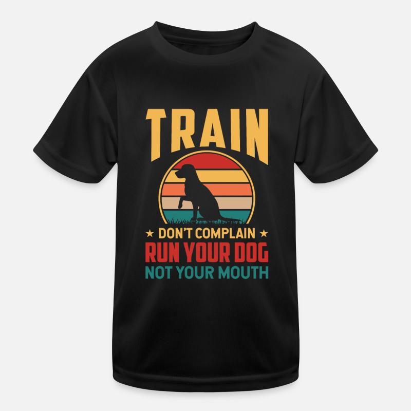 Chien d’école canine T-shirt sport Enfant