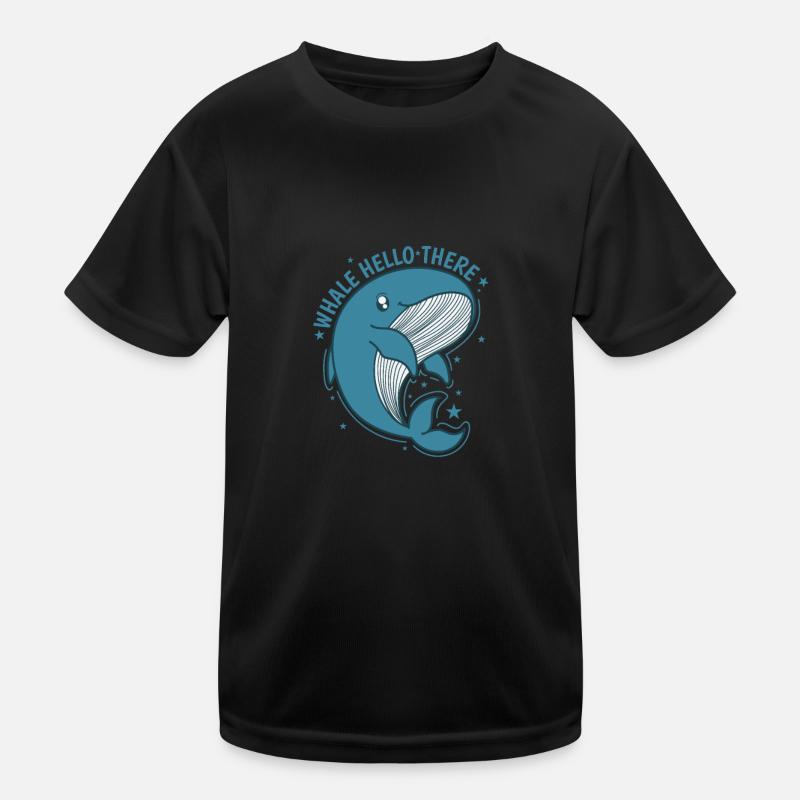 Whale Hello There Kids Functional T-Shirt