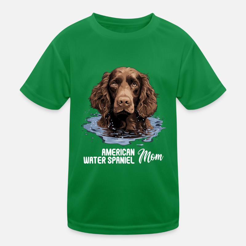 Dog American Water Spaniel Kids Functional T-Shirt