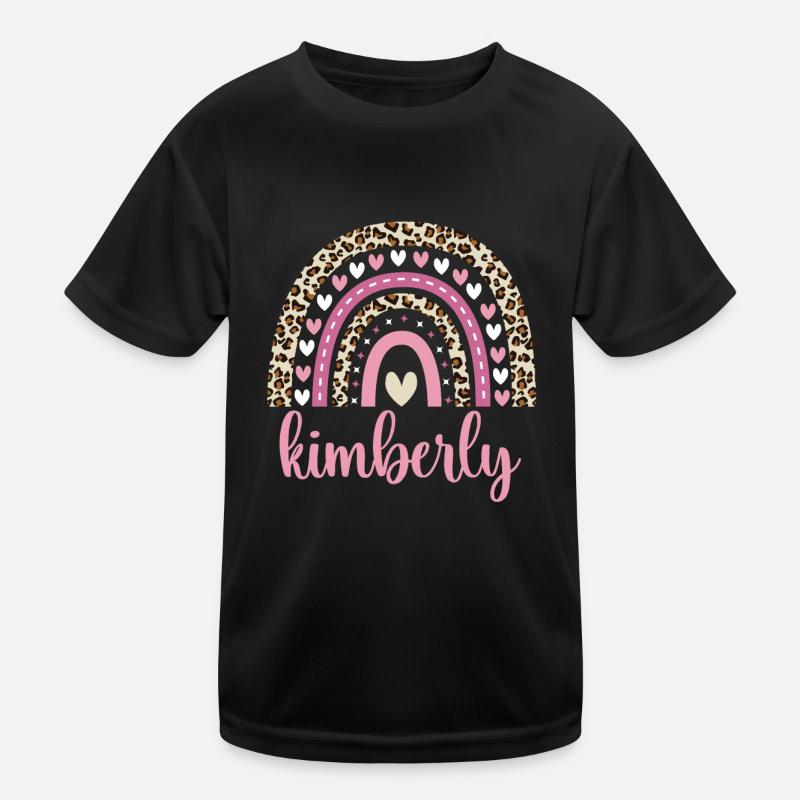 Kimberly Regenbogen Name Geburtstag Kimberly Kinder Funktions-T-Shirt