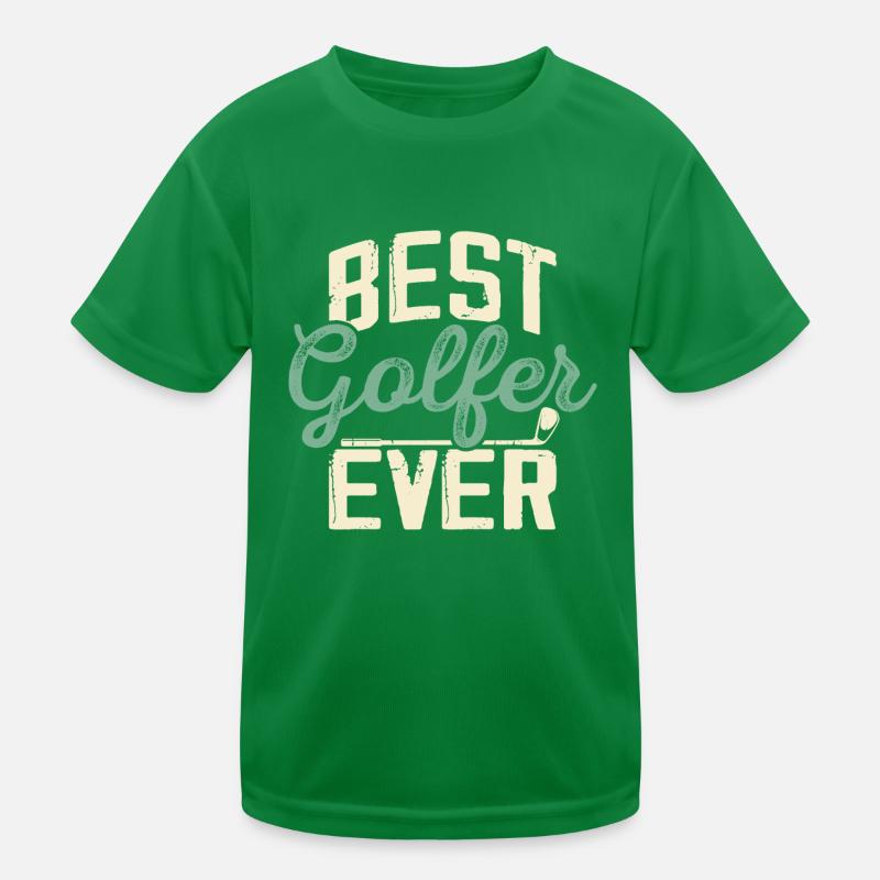Golf Golfer Kids Functional T-Shirt