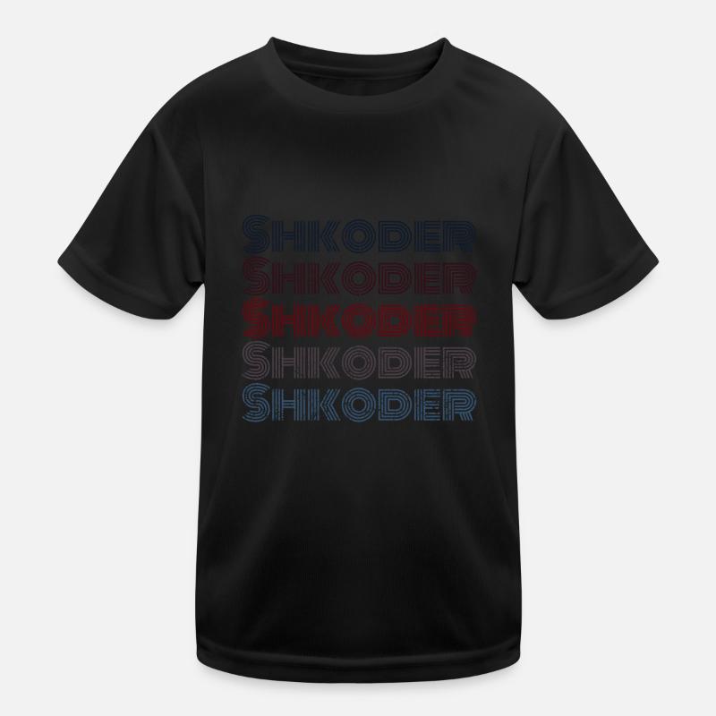 Vintage Albania Town - Retro Shkoder T-shirt sport Enfant