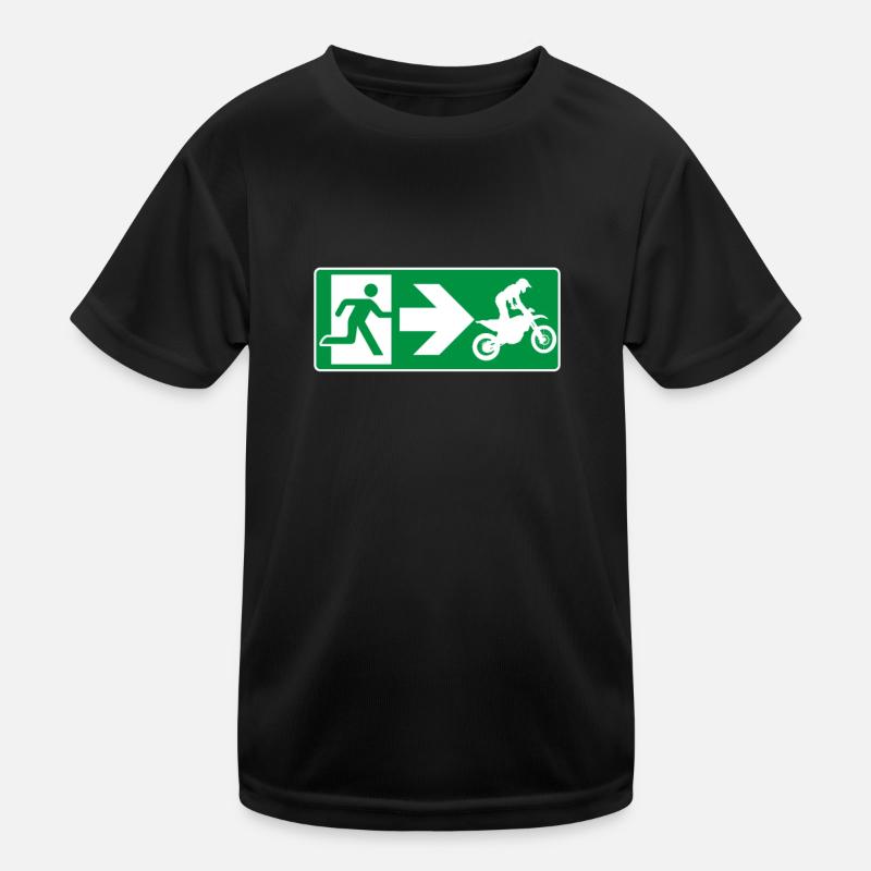 Sortie de secours Motocross MX T-shirt sport Enfant