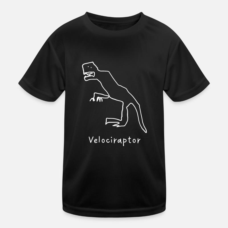 Velociraptor Dinosaurier Kinder Funktions-T-Shirt