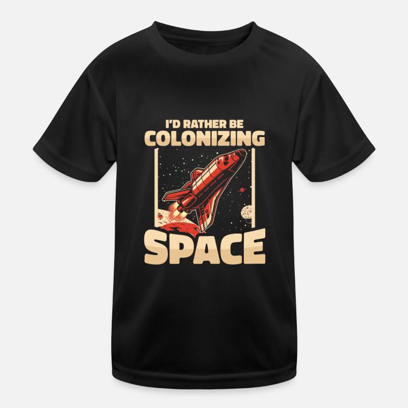 espace, espace, fusée, colonisation de l’espace T-shirt sport Enfant