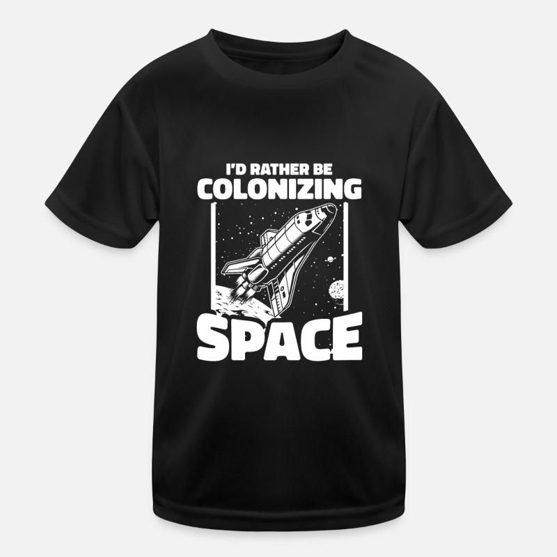 espace, espace, fusée, colonisation de l’espace T-shirt sport Enfant