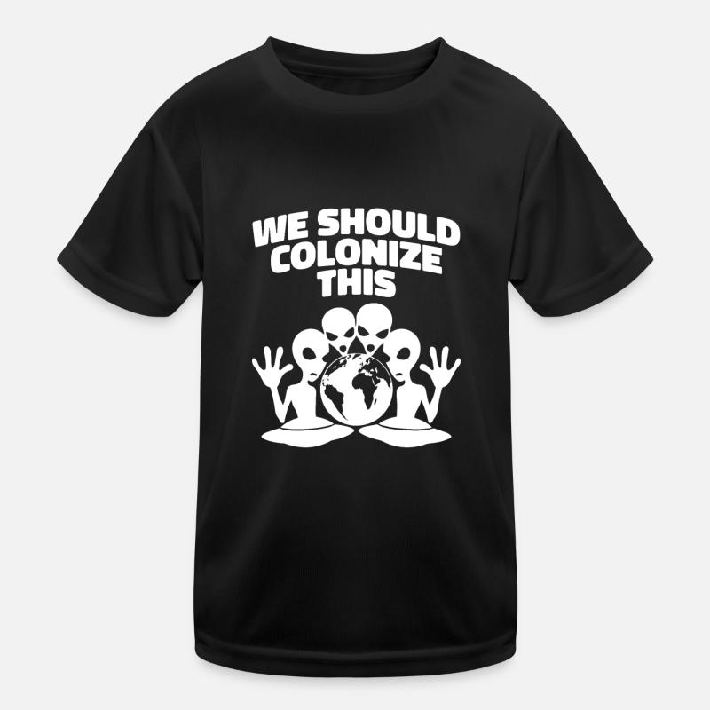 Espace Espace Terre Colonisation de l’espace T-shirt sport Enfant