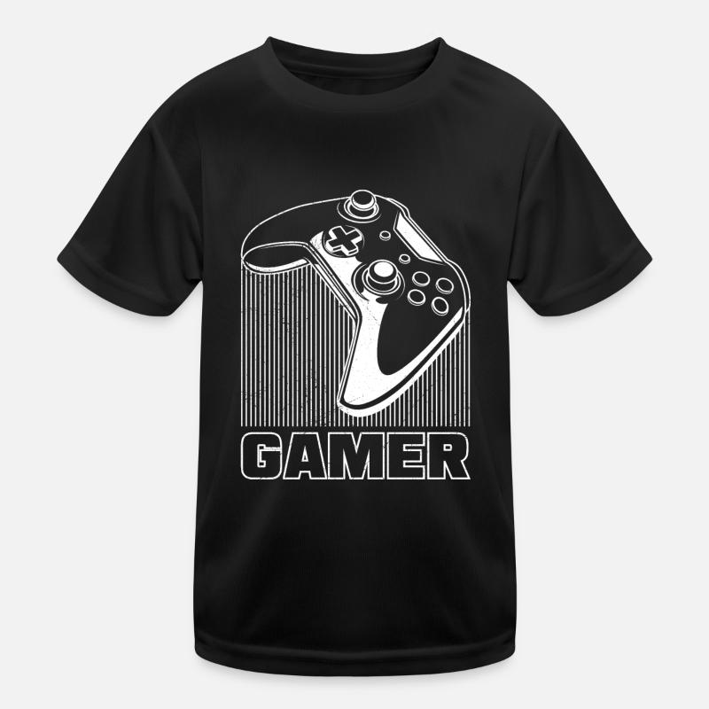 Gamer Gamer Video Games Controller Game Console Kids Functional T-Shirt