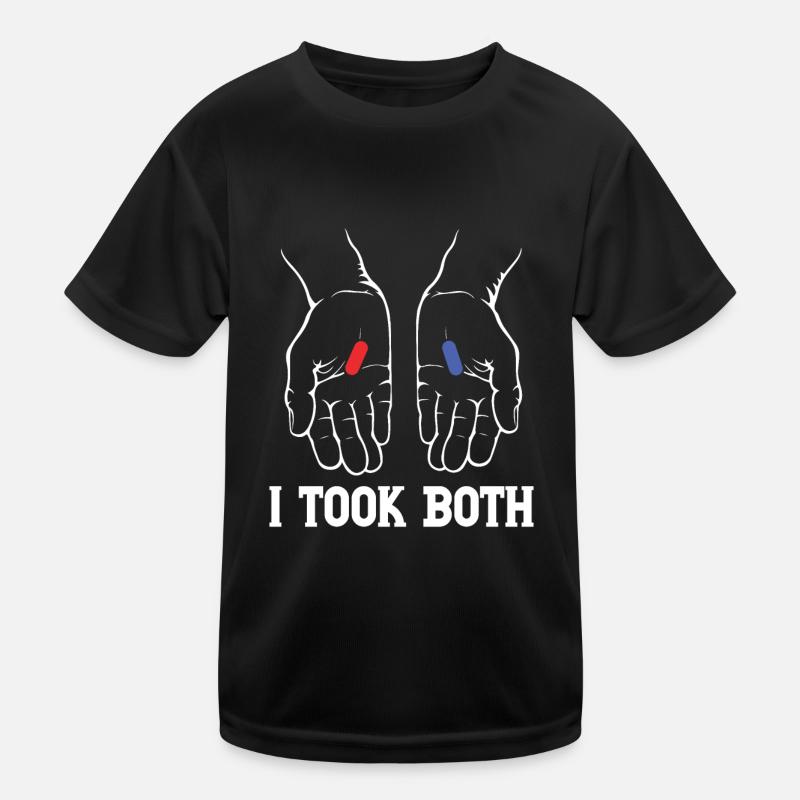 I TOOK BOTH Kinder Funktions-T-Shirt