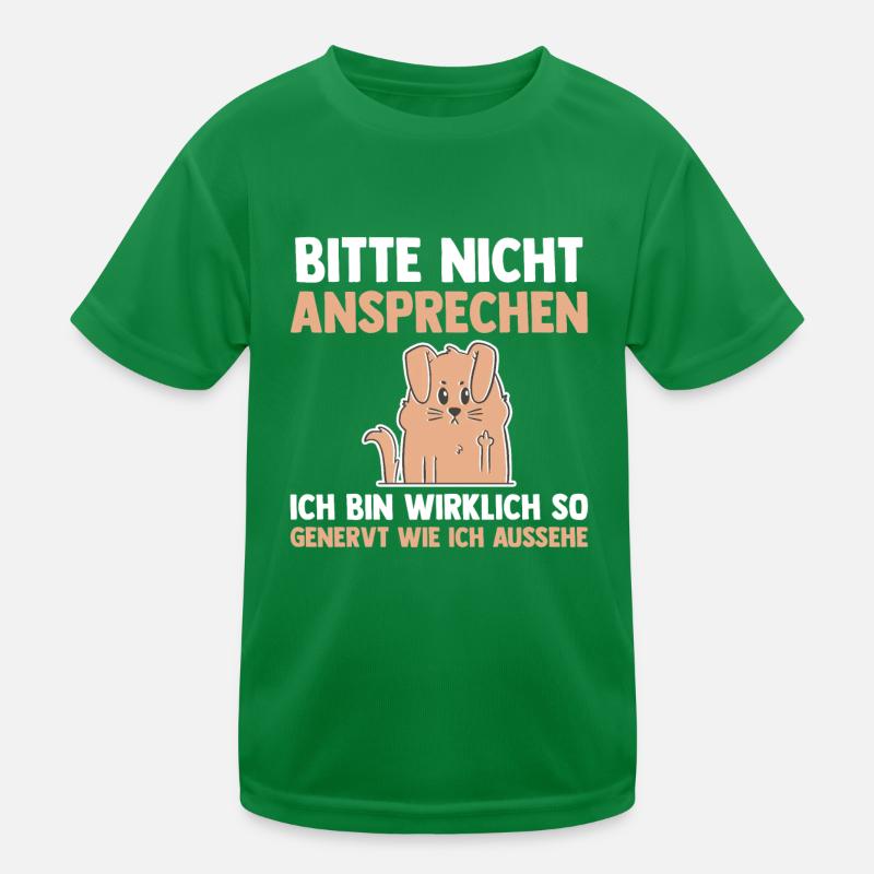 Hund Bitte Nicht Ansprechen Kinder Funktions-T-Shirt