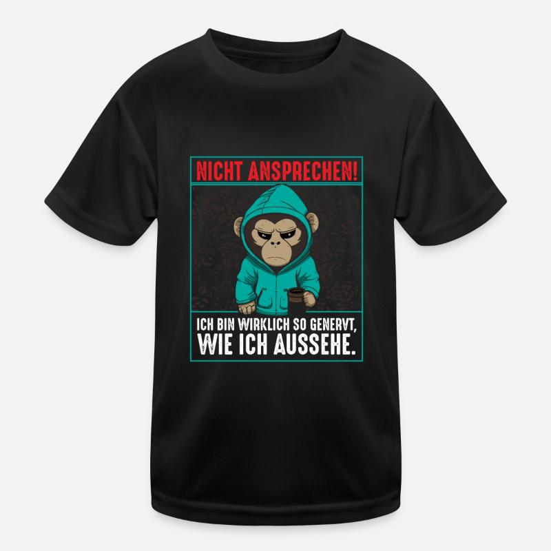 Nicht Ansprechen Ich Bin Wirklich So Genervt Kinder Funktions-T-Shirt