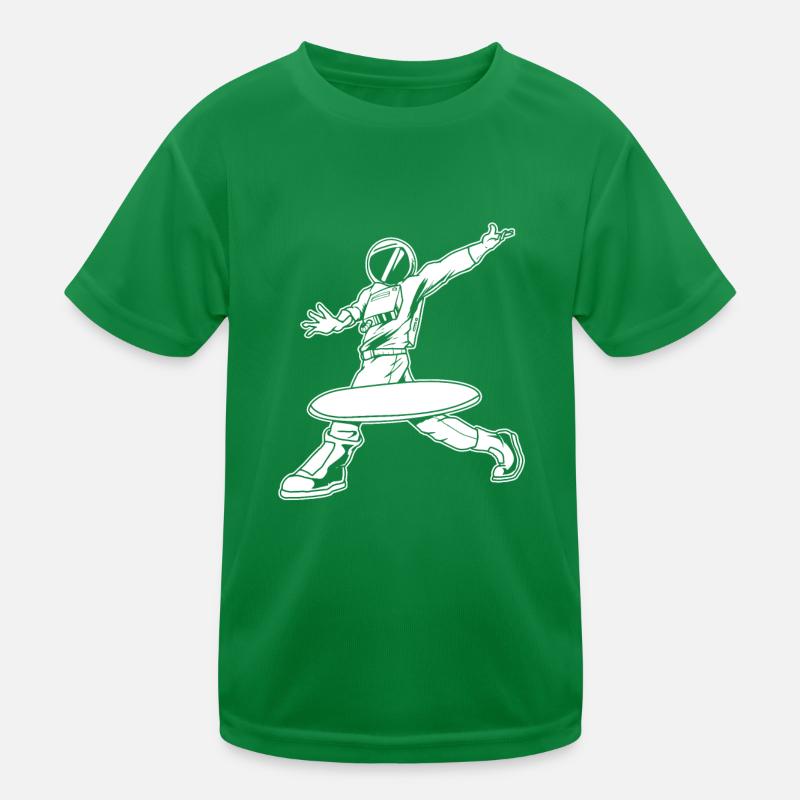 Frisbee Golf Disc Golf Astronaut Kinder Funktions-T-Shirt
