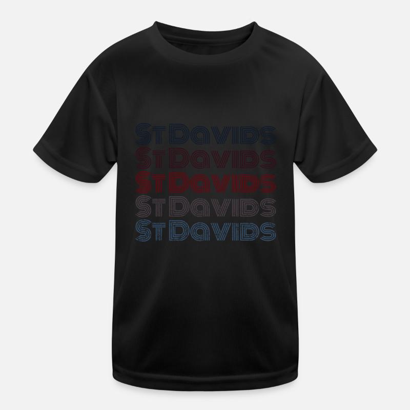 Vintage Grenada City - Retro St Davids Kids Functional T-Shirt