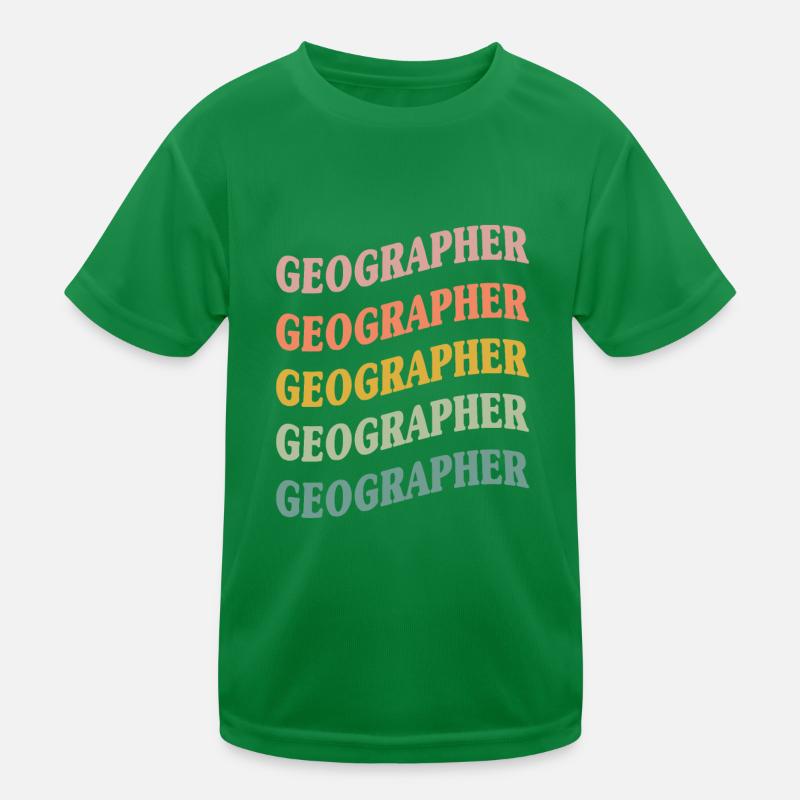 Geograph Kinder Funktions-T-Shirt