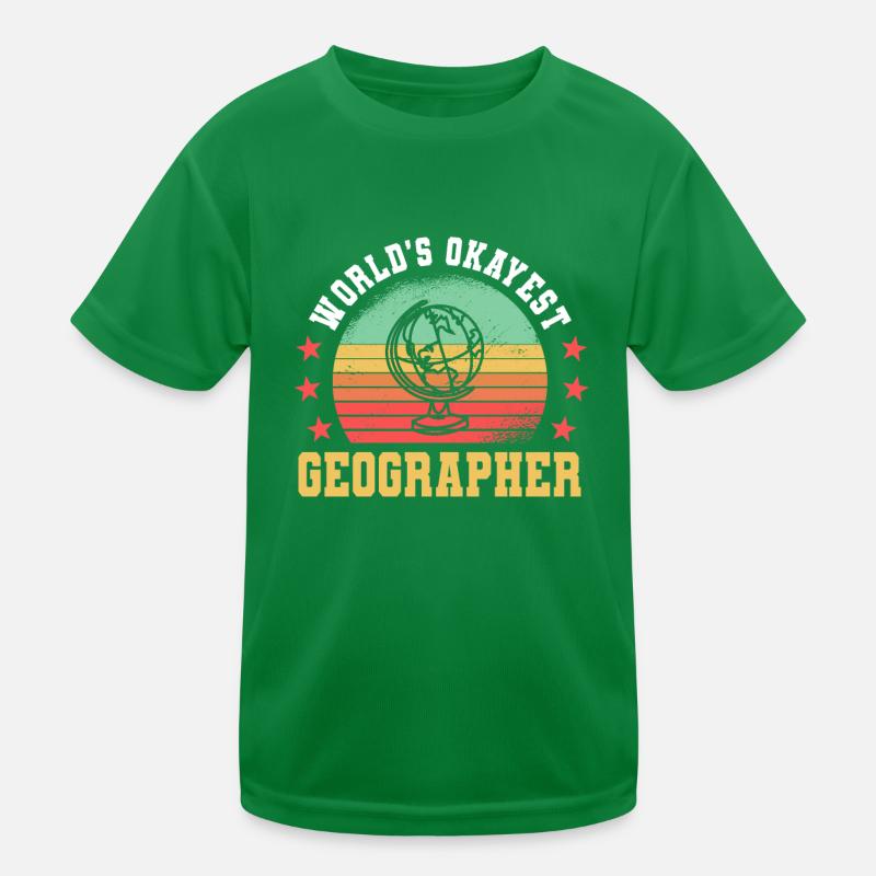 Der Beste Geograph Der Welt Kinder Funktions-T-Shirt