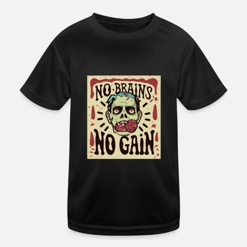 Zombies Zombie Halloween Zombie Costume Kids Functional T-Shirt