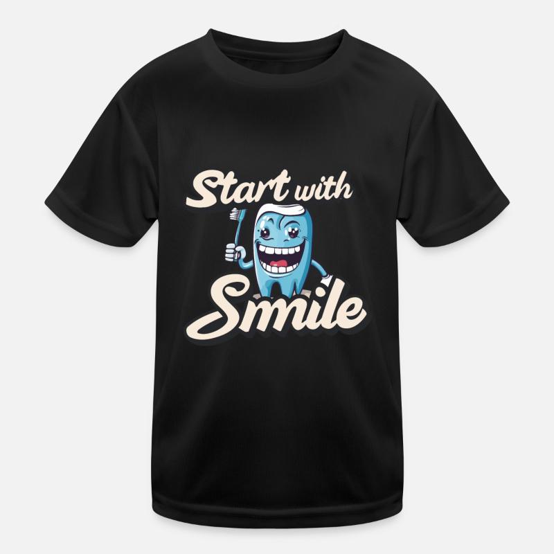 Start With Smile Kids Functional T-Shirt