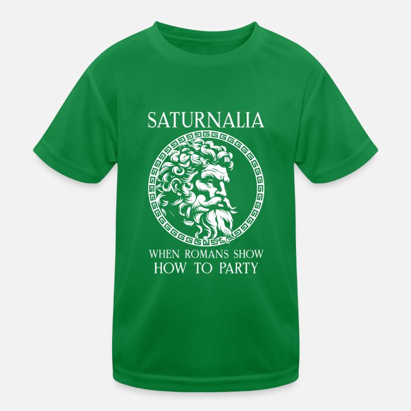 Saturnalia Miracle Ancient Rome and Julius Caesar Kids Functional T-Shirt