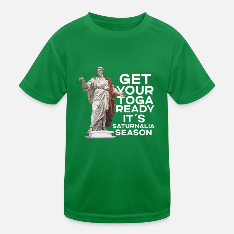 Saturnalia Miracle Ancient Rome and Julius Caesar Kids Functional T-Shirt