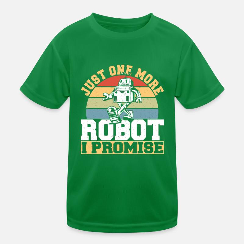 Juste un robot de plus, je promets Retro Robotics Vinta T-shirt sport Enfant