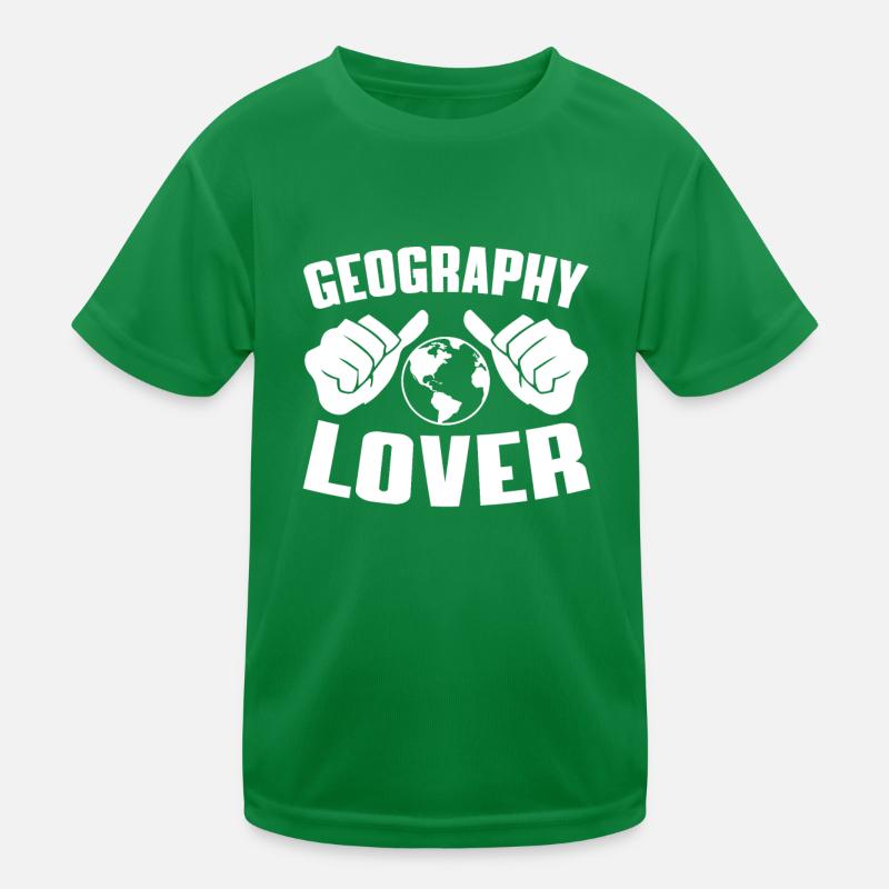 Geography lover Kids Functional T-Shirt